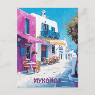 Carte Postale Voyage à Mykonos Grèce