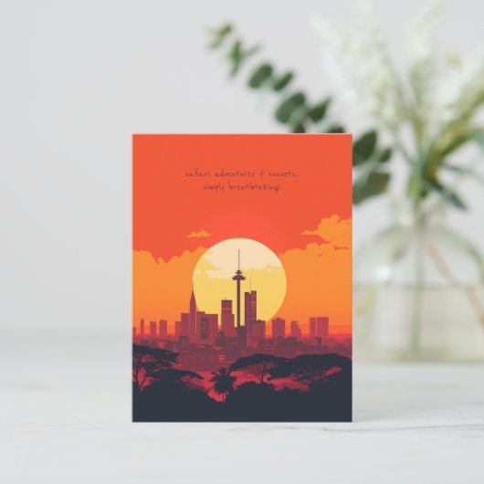 Carte Postale Voyage à Nairobi (Debout devant)