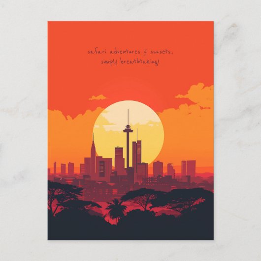 Carte Postale Voyage à Nairobi (Devant)