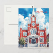 Carte Postale Voyage à Nashville Tennessee (Devant / Derrière)