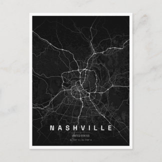 Carte Postale voyage à nashville tennessee