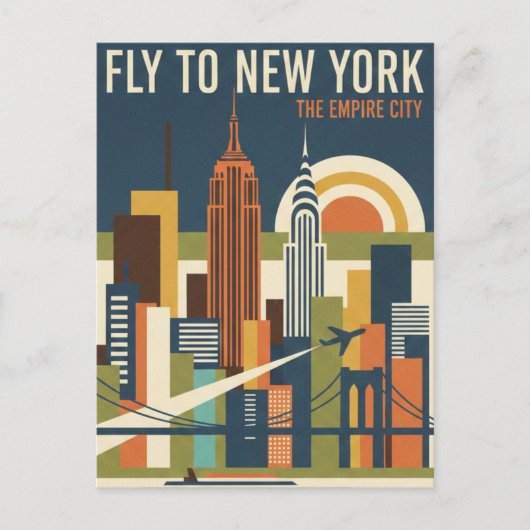 Carte Postale Voyage à New York (Devant)