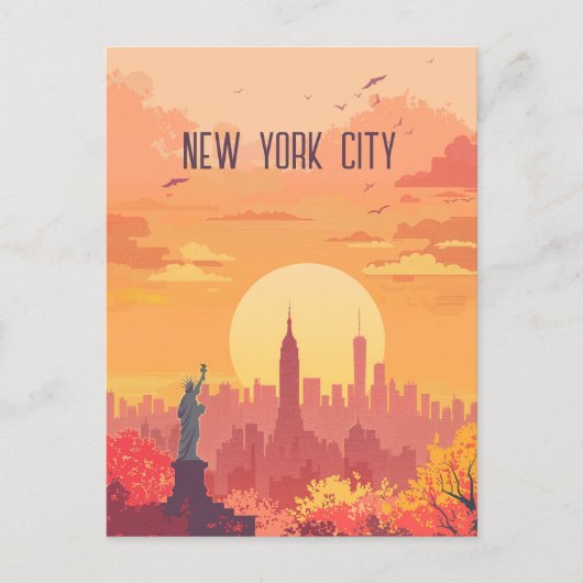 Carte Postale Voyage à New York City (Devant)