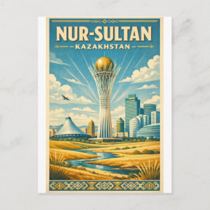 Carte Postale Voyage à Nur-Sultan (Astana), Kazakhstan