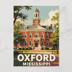 Carte Postale Voyage à Oxford Mississippi Historic Square
