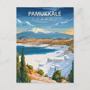 Carte Postale Voyage à Pamukkale Turquie Vintage