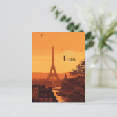 Carte Postale Voyage à Paris (Debout devant)