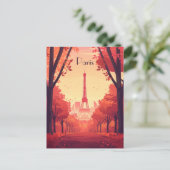 Carte Postale Voyage à Paris (Debout devant)