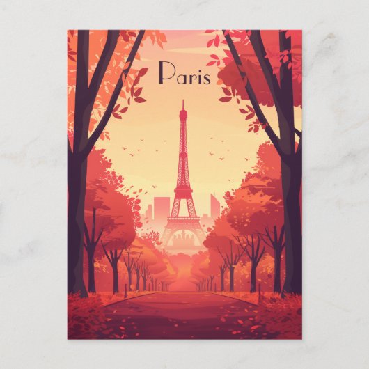 Carte Postale Voyage à Paris (Devant)