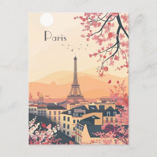 Carte Postale Voyage à Paris (Devant)