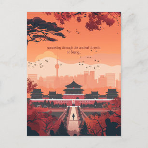 Carte Postale Voyage à Pékin