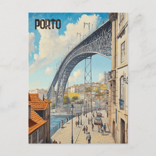 Carte Postale Voyage à Porto Portugal (Devant)
