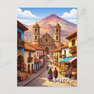 Carte Postale Voyage à Potosí Bolivie