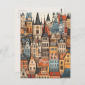 Carte Postale Voyage à Prague Czechia (Devant / Derrière)