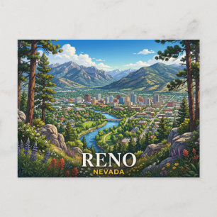 Carte Postale Voyage à Reno Nevada