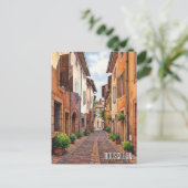 Carte Postale Voyage à Roussillon France (Debout devant)