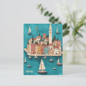 Carte Postale Voyage à Rovinj Croatie (Debout devant)