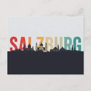 Carte Postale Voyage à Salzbourg en Autriche
