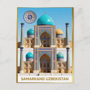 Carte Postale Voyage à Samarkand Registan Ouzbékistan