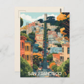 Carte Postale Voyage à San Francisco USA (Devant / Derrière)