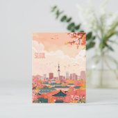 Carte Postale Voyage à Séoul (Debout devant)