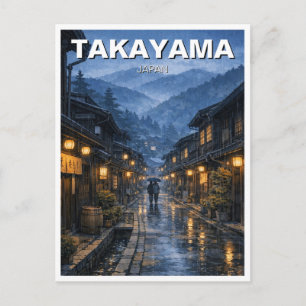 Carte Postale Voyage à Takayama au Japon