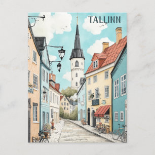 Carte Postale Voyage à Tallinn Estonie