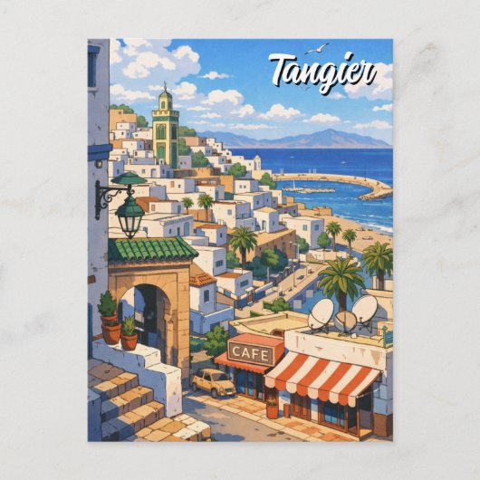 Carte Postale Voyage à Tanger Maroc (Devant)