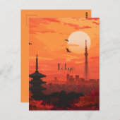 Carte Postale Voyage à Tokyo (Devant / Derrière)