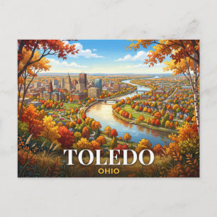 Carte Postale Voyage à Tolède Ohio