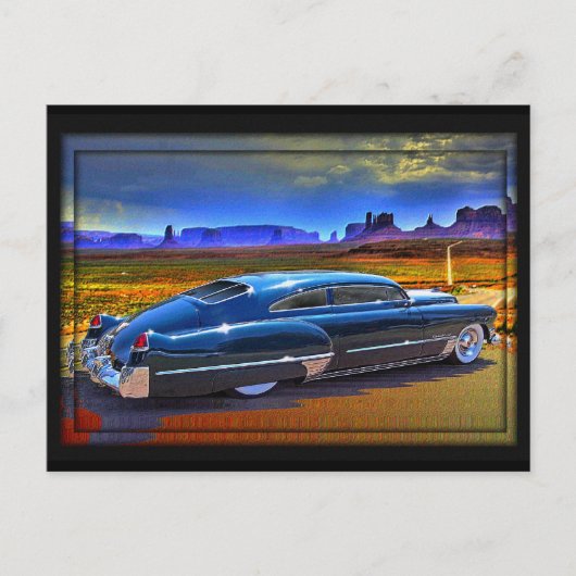 Carte Postale voyage à travers un ciel peint (Devant)