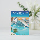 Carte Postale Voyage à Valence Espagne (Debout devant)