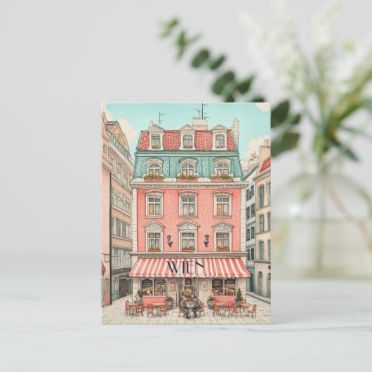 Carte Postale Voyage à Vienne (Debout devant)