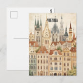 Carte Postale Voyage à Vienne Autriche (Devant / Derrière)