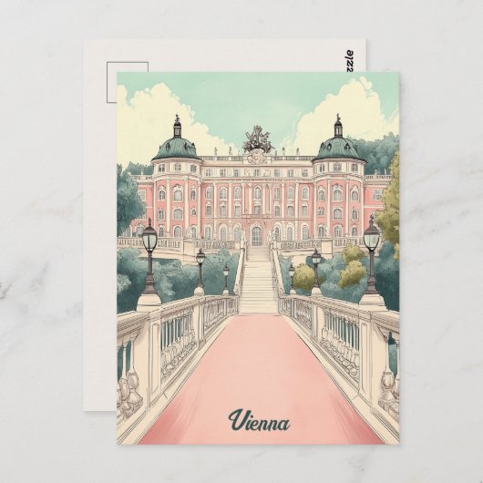 Carte Postale Voyage à Vienne Autriche (Devant / Derrière)