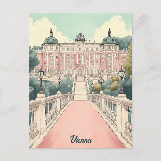 Carte Postale Voyage à Vienne Autriche (Devant)