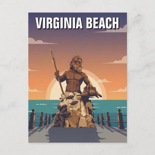 Carte Postale Voyage à Virginia Beach (Devant)
