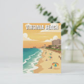Carte Postale Voyage à Virginia Beach (Debout devant)