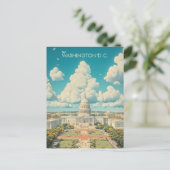 Carte Postale Voyage à Washington D.C. (Debout devant)