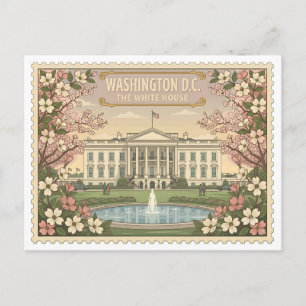 Carte Postale Voyage à Washington DC La Maison Blanche