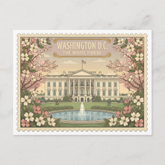 Carte Postale Voyage à Washington DC La Maison Blanche