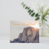 Carte Postale Voyage à Yosemite Half Dome (Debout devant)