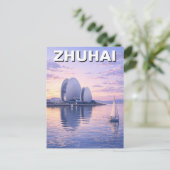 Carte Postale Voyage à Zhuhai en Chine (Debout devant)