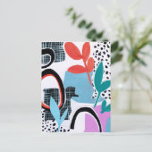 Carte Postale Voyage Abstrait (Debout devant)