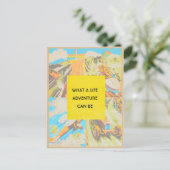 Carte postale Voyage Adventure Life (Debout devant)