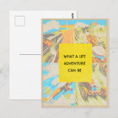 Carte postale Voyage Adventure Life (Devant / Derrière)
