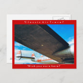 Carte Postale "Voyage aérien classique" (Devant / Derrière)