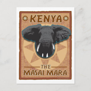 Carte Postale VOYAGE-Afrique-Kenya-
