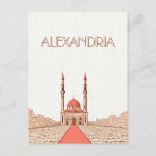 Carte Postale Voyage Alexandrie Egypte