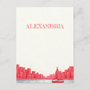Carte Postale Voyage Alexandrie Egypte